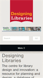 Mobile Screenshot of designinglibraries.org.uk